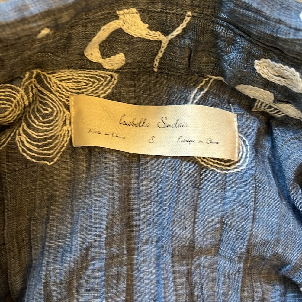 Anthro Isabella Sinclair EmbroideredDress - Picture 12 of 16